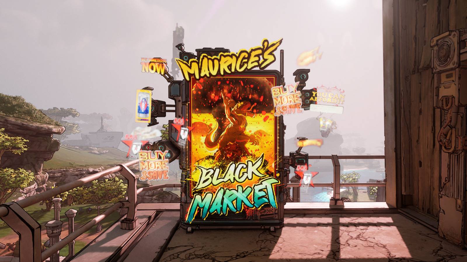 Onde está a máquina de venda automática de mercado negro de Maurice em Borderlands 4