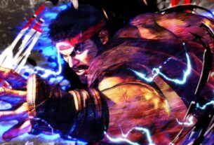 Ryu prepares an attack.