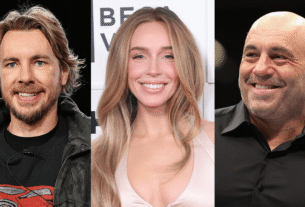 Dax Shepard, Alex Cooper and Joe Rogan.