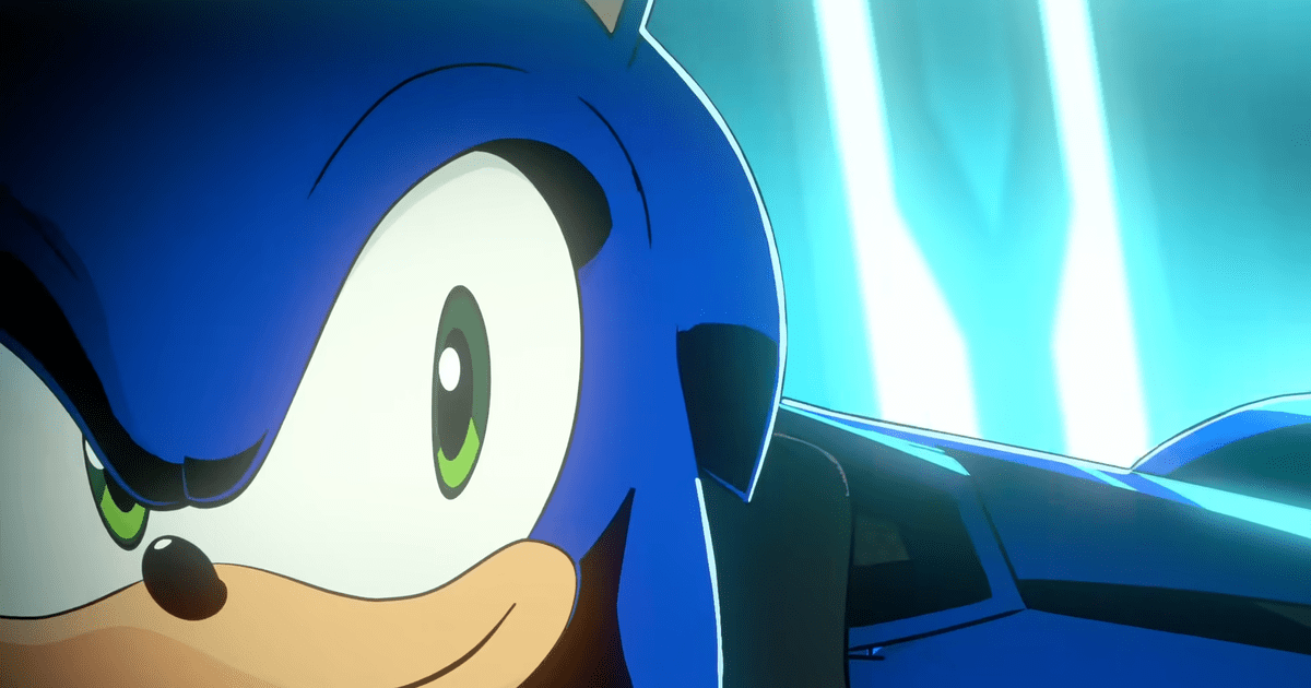 Tenho que ir fa... no limite de velocidade, já que Sonic the Hedgehog está agora em um satnav Super Sonic