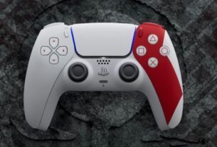 The God of War DualSense controller