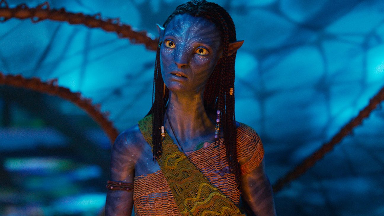 Neytiri (Zoe Saldaña) in Avatar Fire and Ash