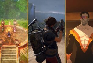 A compilation image shows characters from Dragon Quest, a player character from Arc Raiders, and a superhero from Dispatch.