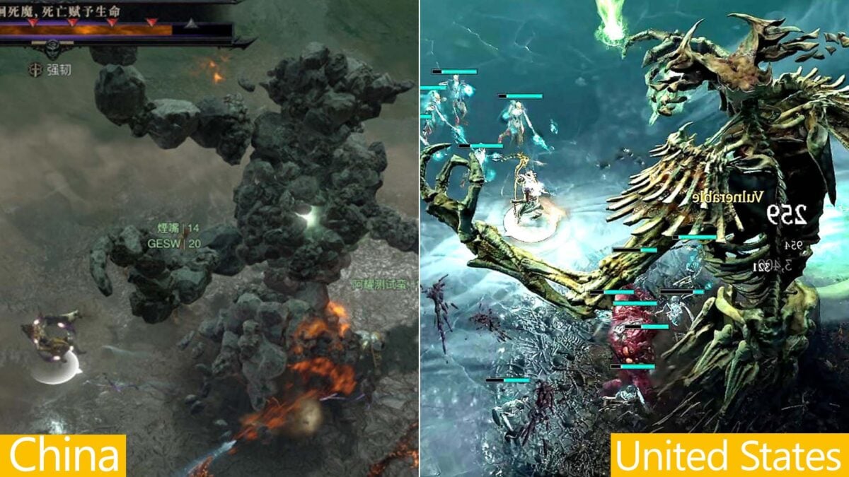 Diablo 4 na China censurado, sangue e esqueletos removidos