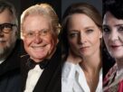 Marrakech 2025 Honorees. From left: Guillermo del Toro, Hussein Fahmi, Jodie Foster and Raouya.