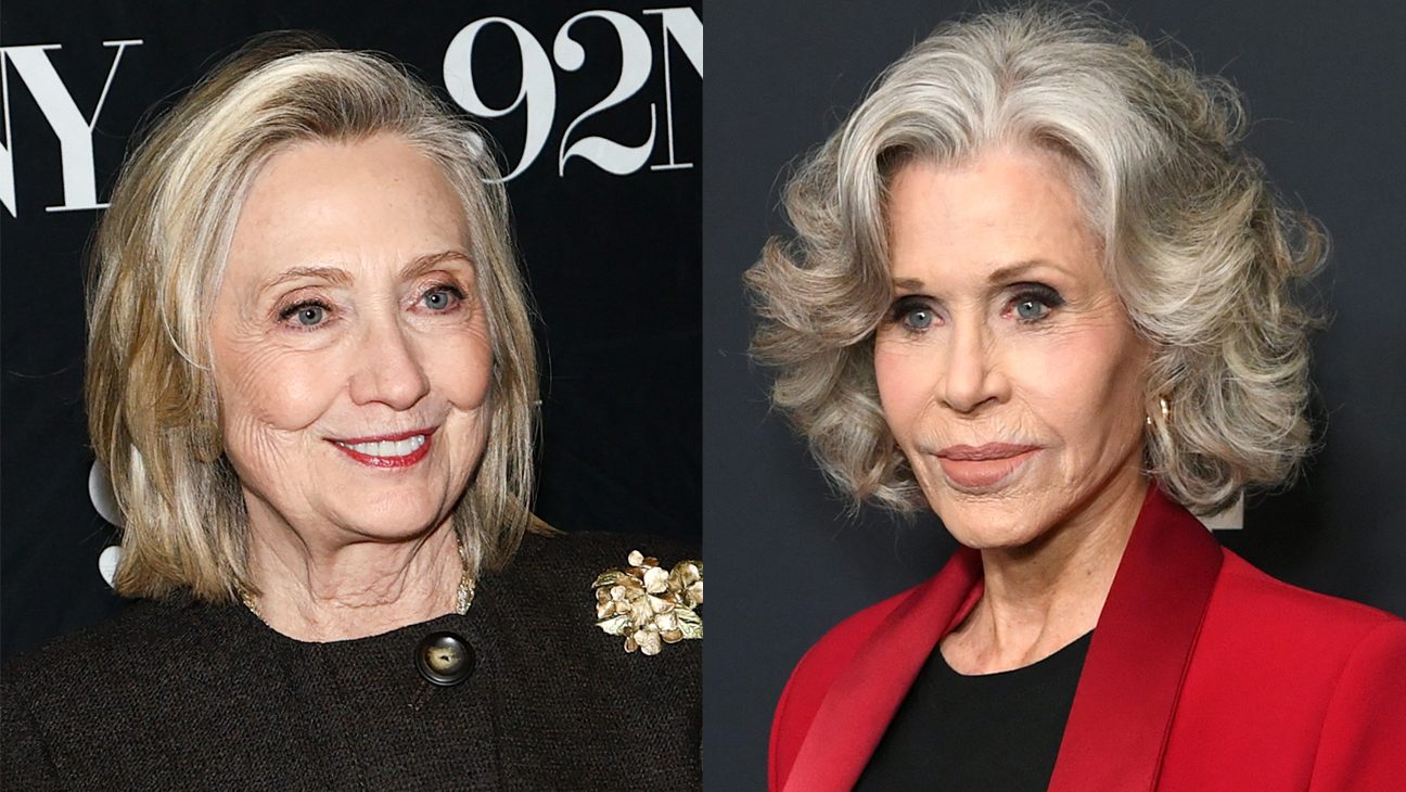 Hillary Clinton and Jane Fonda