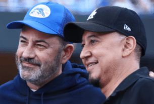 Jimmy Kimmel and Cleto Escobedo III