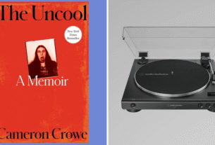 Livros, alto-falantes, vinil e muito mais