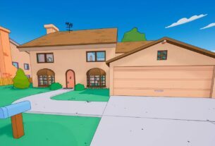 Localização da casa dos Simpsons em Fortnite