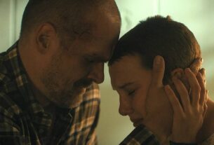 Millie Bobby Brown e David Harbor se reencontram em meio a rumores na estreia de Stranger Things