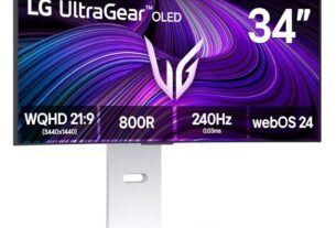 O monitor OLED curvo de 34 polegadas de 240 Hz da LG atinge o novo nível mais baixo de todos os tempos, a Black Friday começou mais cedo