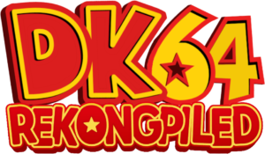 Logotipo do projeto DK64 Rekongpiled, port nativo de Donkey Kong 64