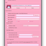 Interface do PCSX2 2.8 em uma janela de configuração