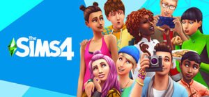 Arte de capa oficial de The Sims 4, da EA