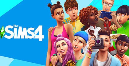 Arte de capa oficial de The Sims 4, da EA