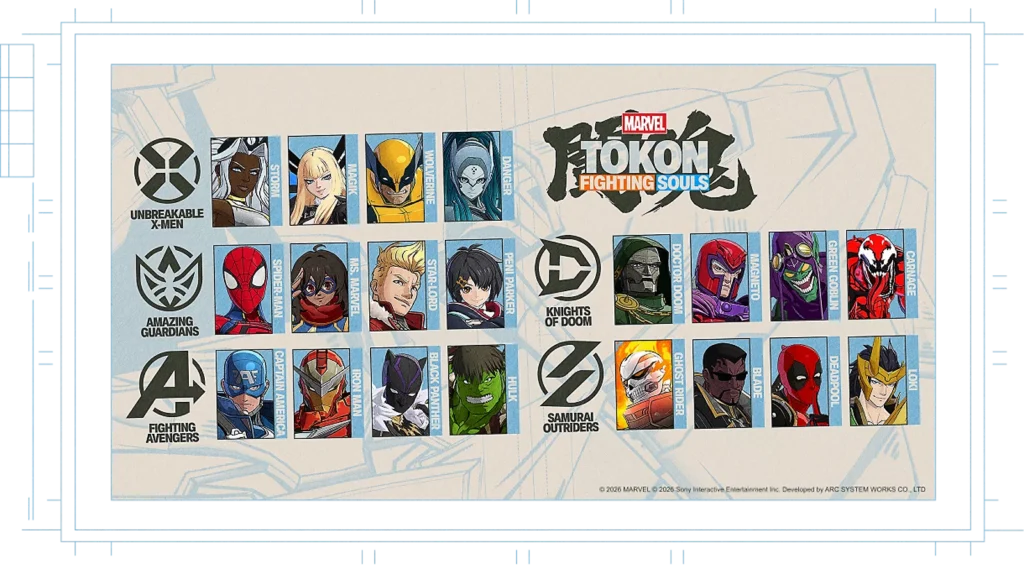 Quem está em Marvel Tokon? Veja os personagens confirmados