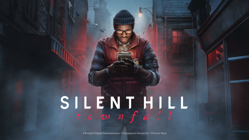 Silent Hill Townfall em arte oficial da Konami