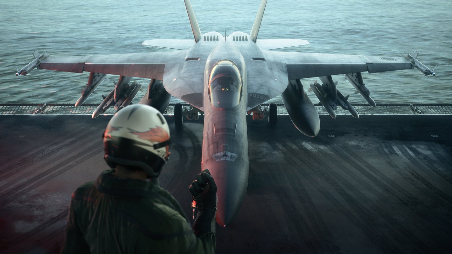 Arte oficial de Ace Combat 8: Wings of Theve divulgada pela Bandai Namco