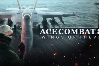 Arte oficial com aeronaves de Ace Combat 8: Wings of Theve, divulgada pela Bandai Namco