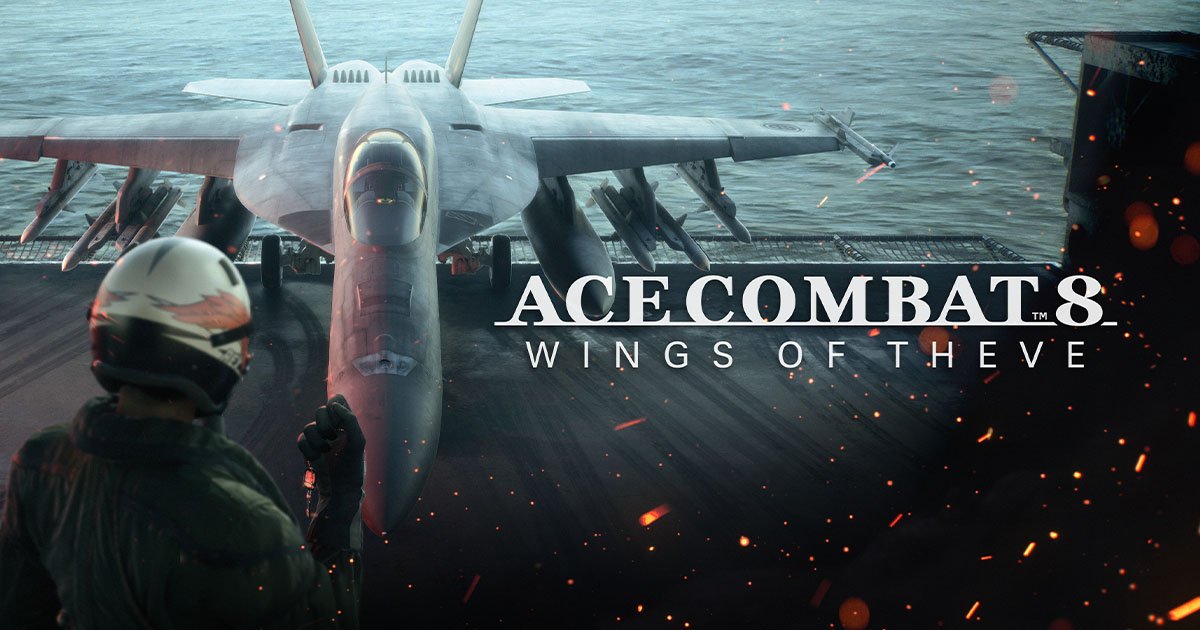 Arte oficial com aeronaves de Ace Combat 8: Wings of Theve, divulgada pela Bandai Namco
