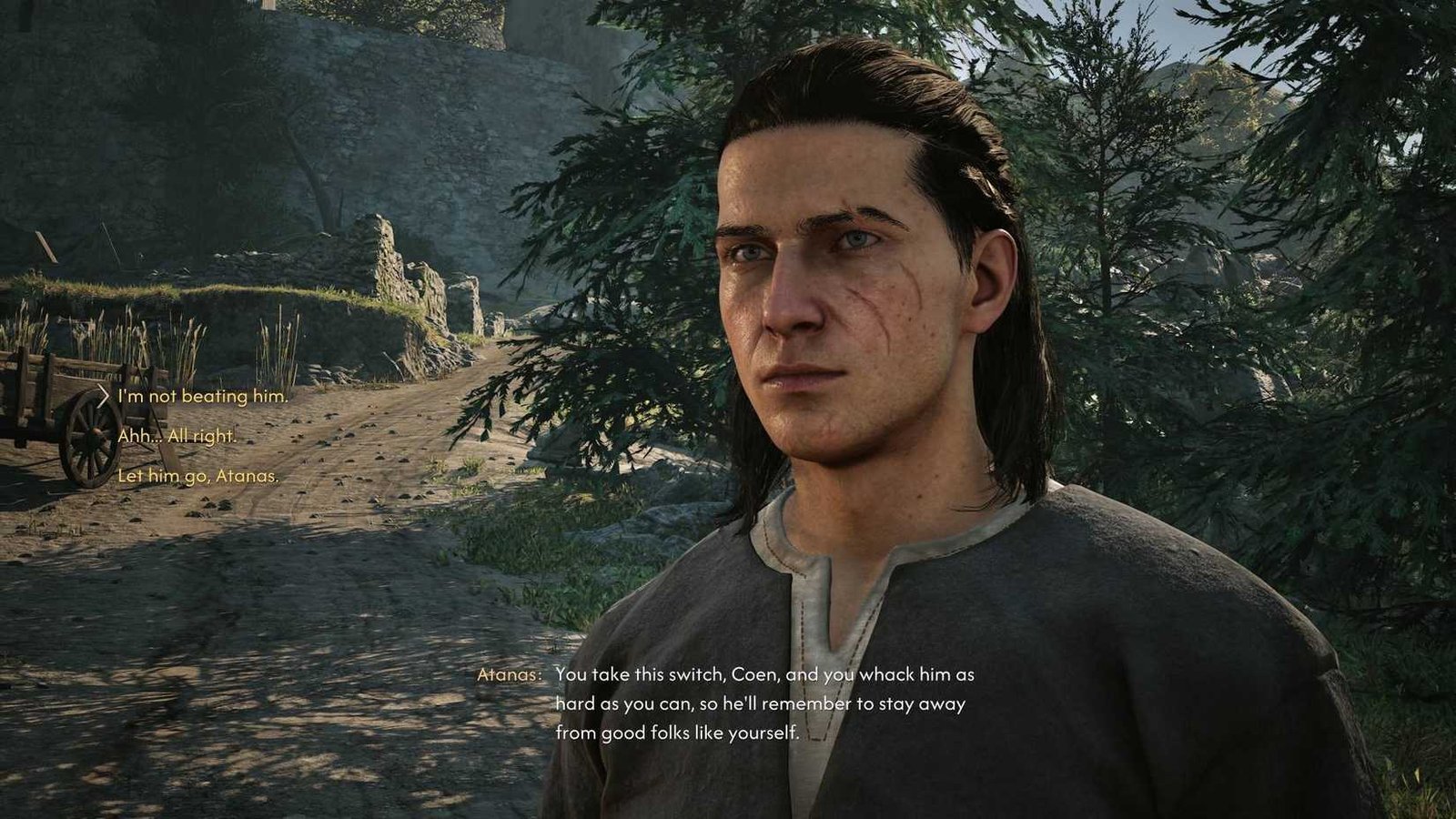 Escolha envolvendo Vasil e Atanas na missão Someone Needs a Lesson em The Blood of Dawnwalker