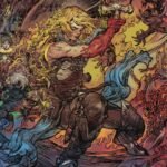 Arte oficial de Castlevania Belmont's Curse com a protagonista Rose Belmont