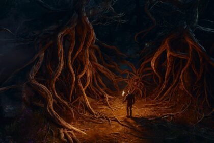 Arte oficial da CD Projekt sobre os resultados do primeiro semestre de 2026