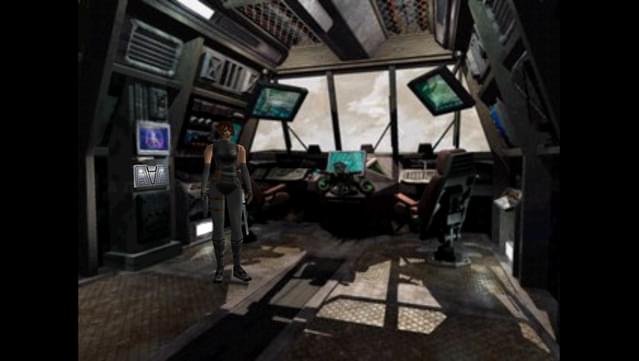 Cenário do período Cretáceo em Dino Crisis 2