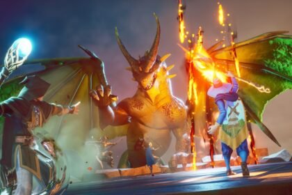Aventureiros exploram Ashenfall em RuneScape Dragonwilds