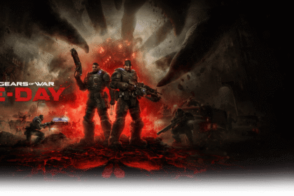 Arte oficial de Gears of War E-Day, prequel da franquia protagonizado por Marcus Fenix