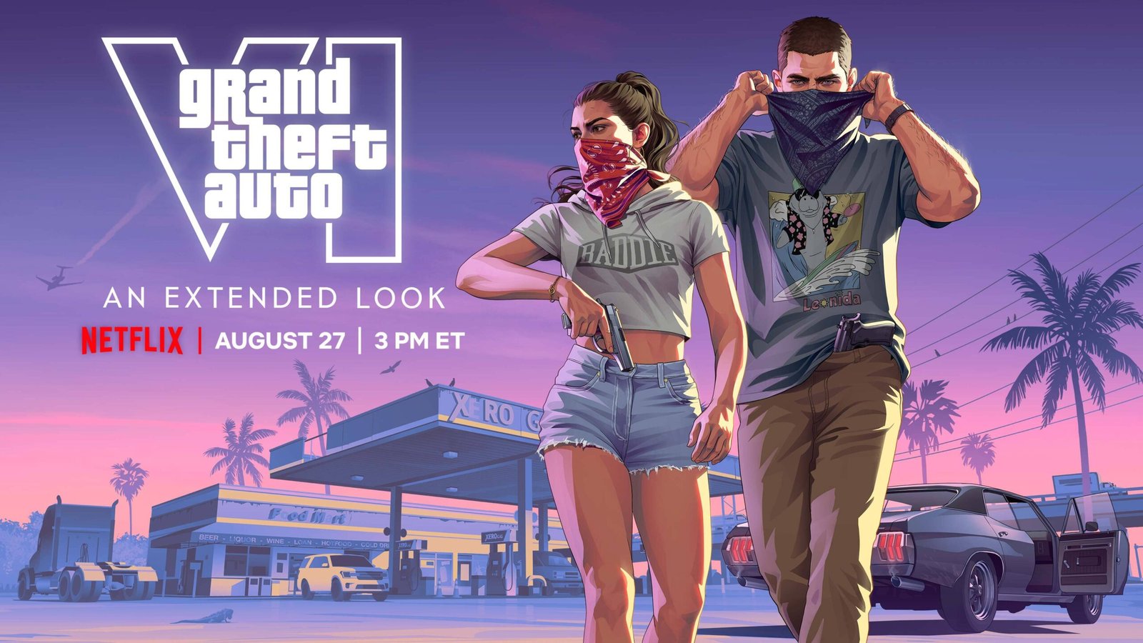 Imagem oficial de divulgação de Grand Theft Auto VI: An Extended Look, publicada pela Rockstar Games