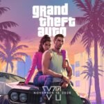 Cena do primeiro trailer oficial de GTA 6 divulgado pela Rockstar Games, com Jason e Lucia em Leonida
