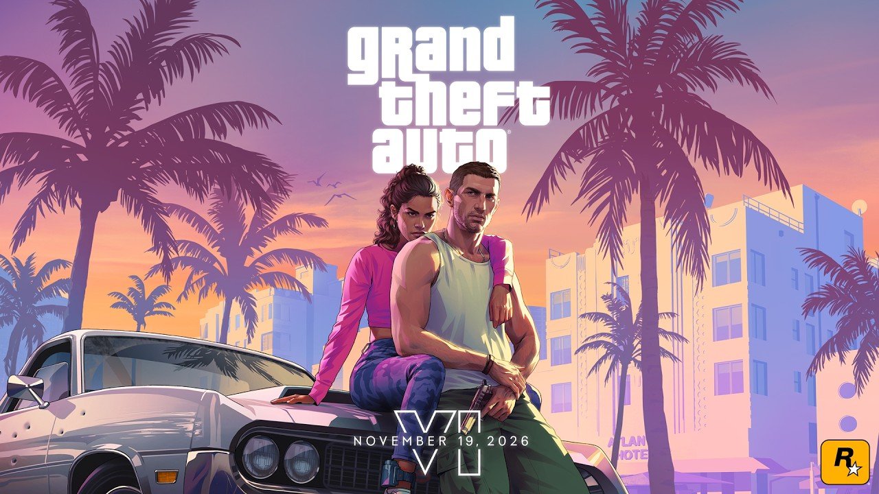 Jason e Lucia em Leonida no trailer oficial de GTA 6, jogo que terá regras rígidas para mods da Rockstar Games