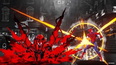 Carnage enfrenta Spider-Man em Marvel Tokon Fighting Souls