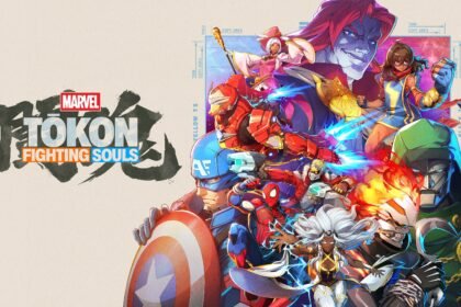 Arte oficial de Marvel Tōkon: Fighting Souls com personagens da Marvel