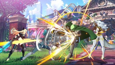 Luta em equipe de Marvel Tokon Fighting Souls