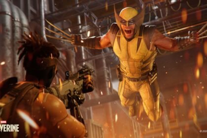 Marvel's Wolverine em arte oficial para PS5, com Logan em primeiro