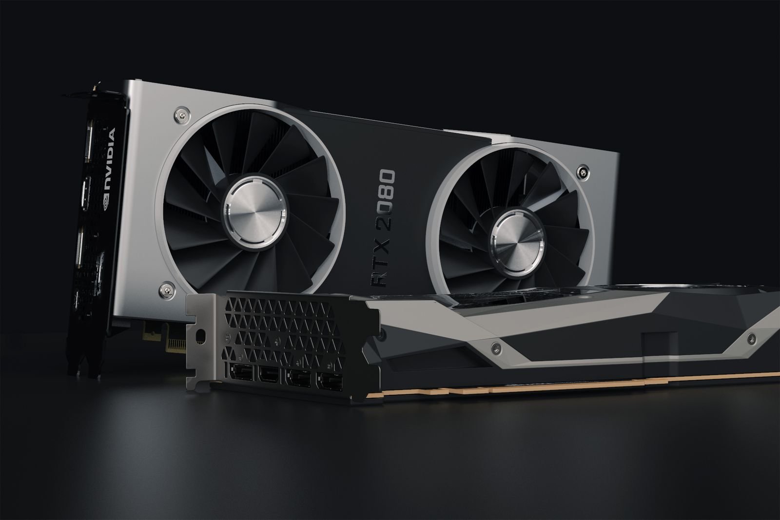 Placa de vídeo não reconhecida sendo verificada, com foco nos contatos PCIe