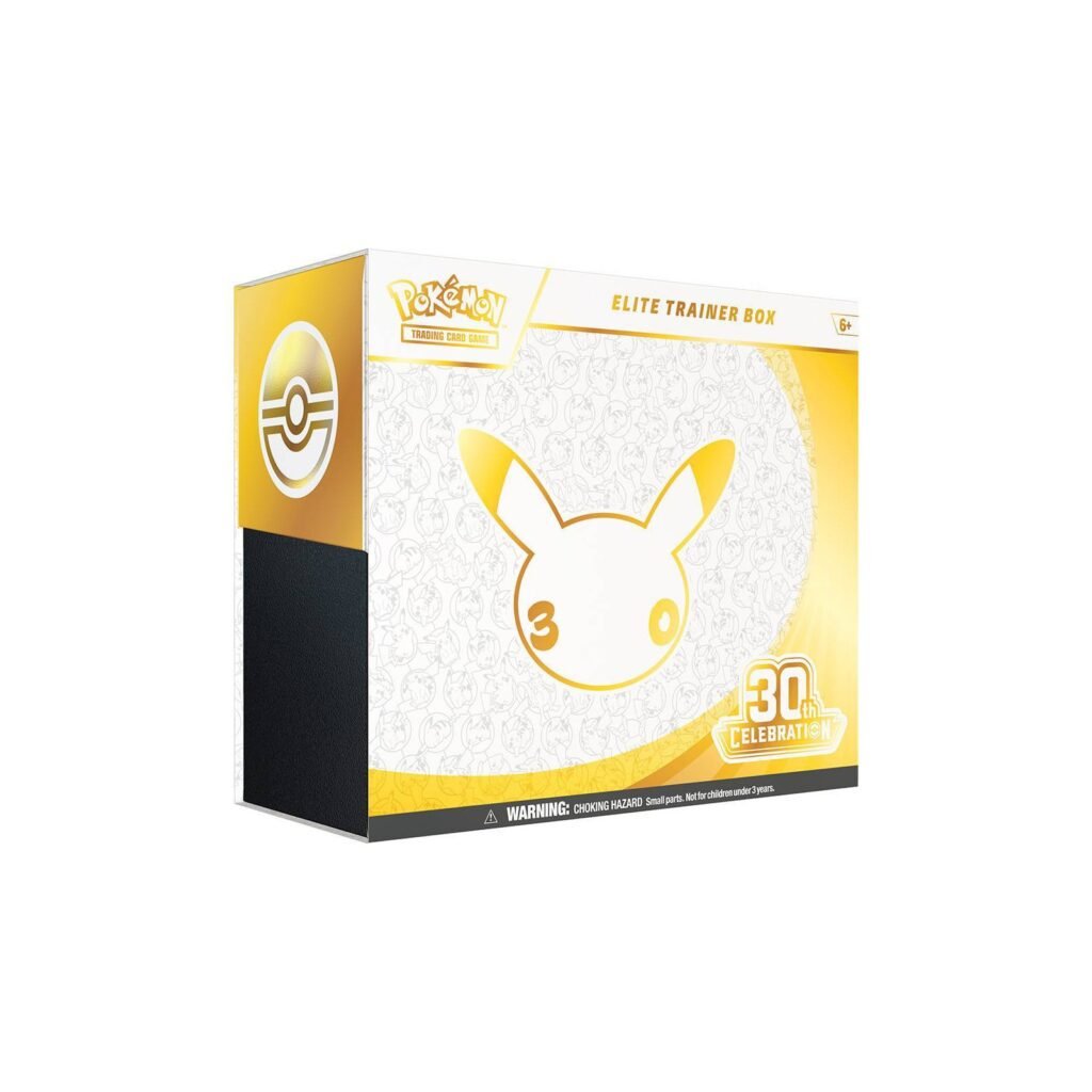 Pokémon TCG Celebração de 30 Anos já chegou ao Brasil