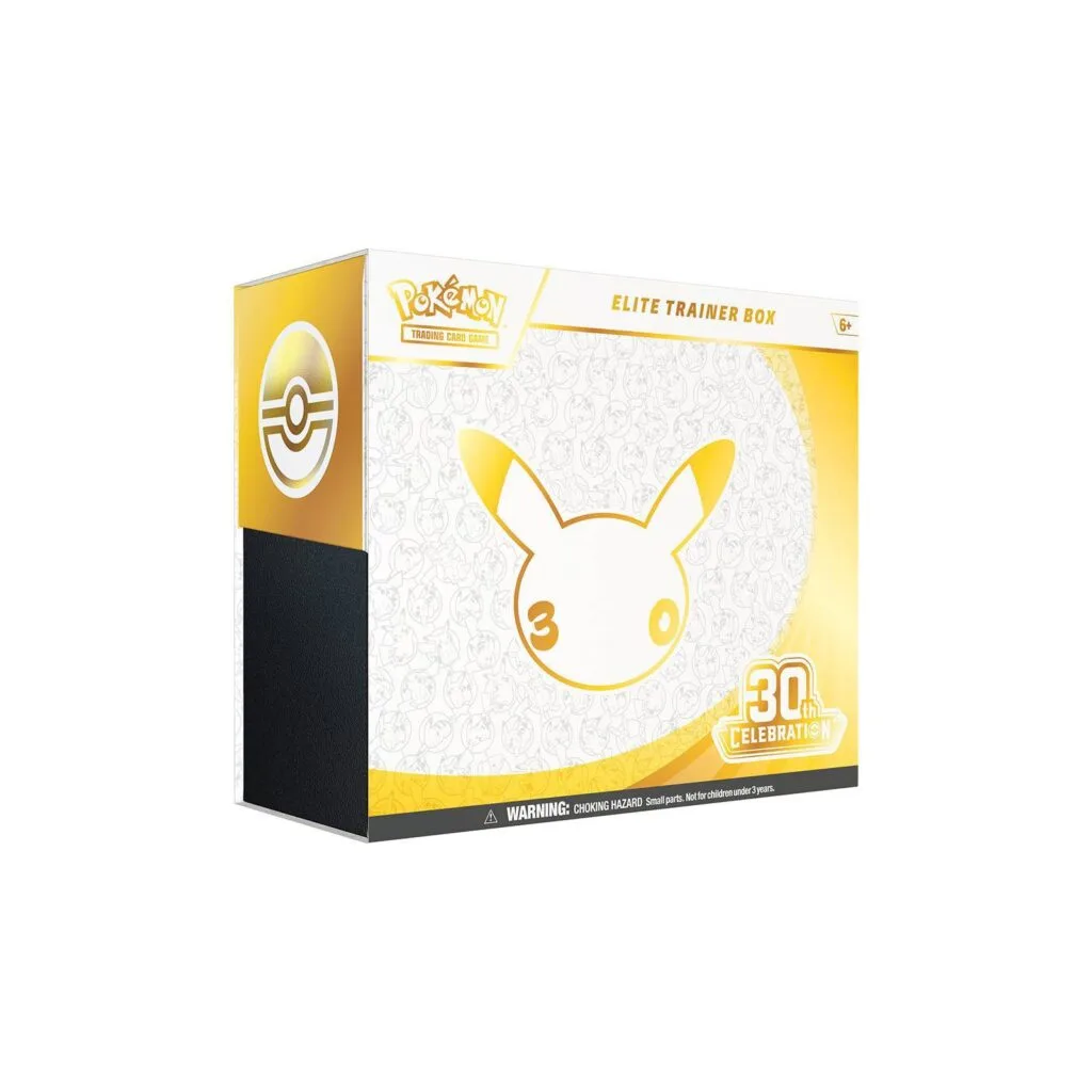 Pokémon TCG Celebração de 30 Anos já chegou ao Brasil