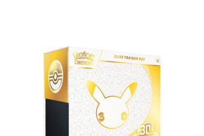 Caixa da Elite Trainer Box de Pokémon TCG Celebração de 30 Anos