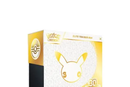 Caixa da Elite Trainer Box de Pokémon TCG Celebração de 30 Anos