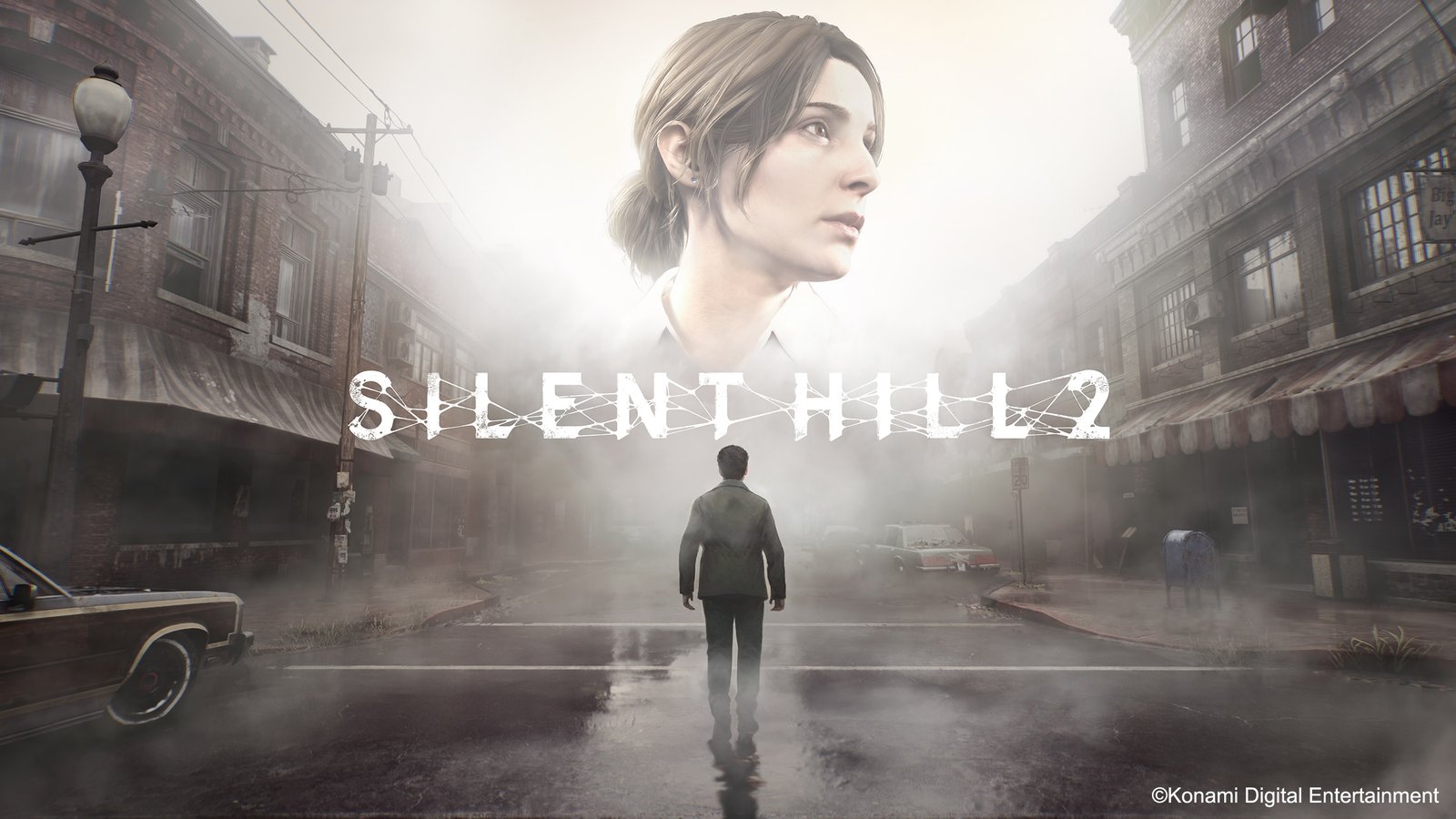 Arte oficial de Silent Hill 2 Remake, jogo que sai do catálogo do PS Plus em outubro
