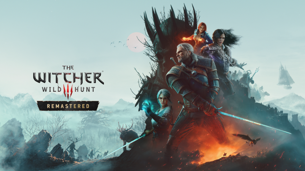 The Witcher 3 Remastered PS5 com Geralt de Rivia