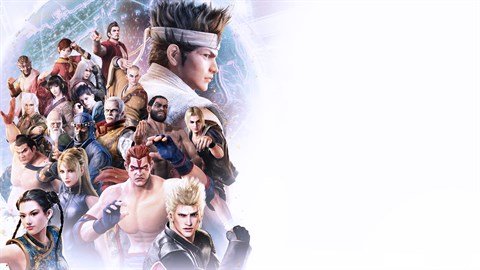 Arte oficial de Virtua Fighter 5 R.E.V.O. World Stage no Xbox