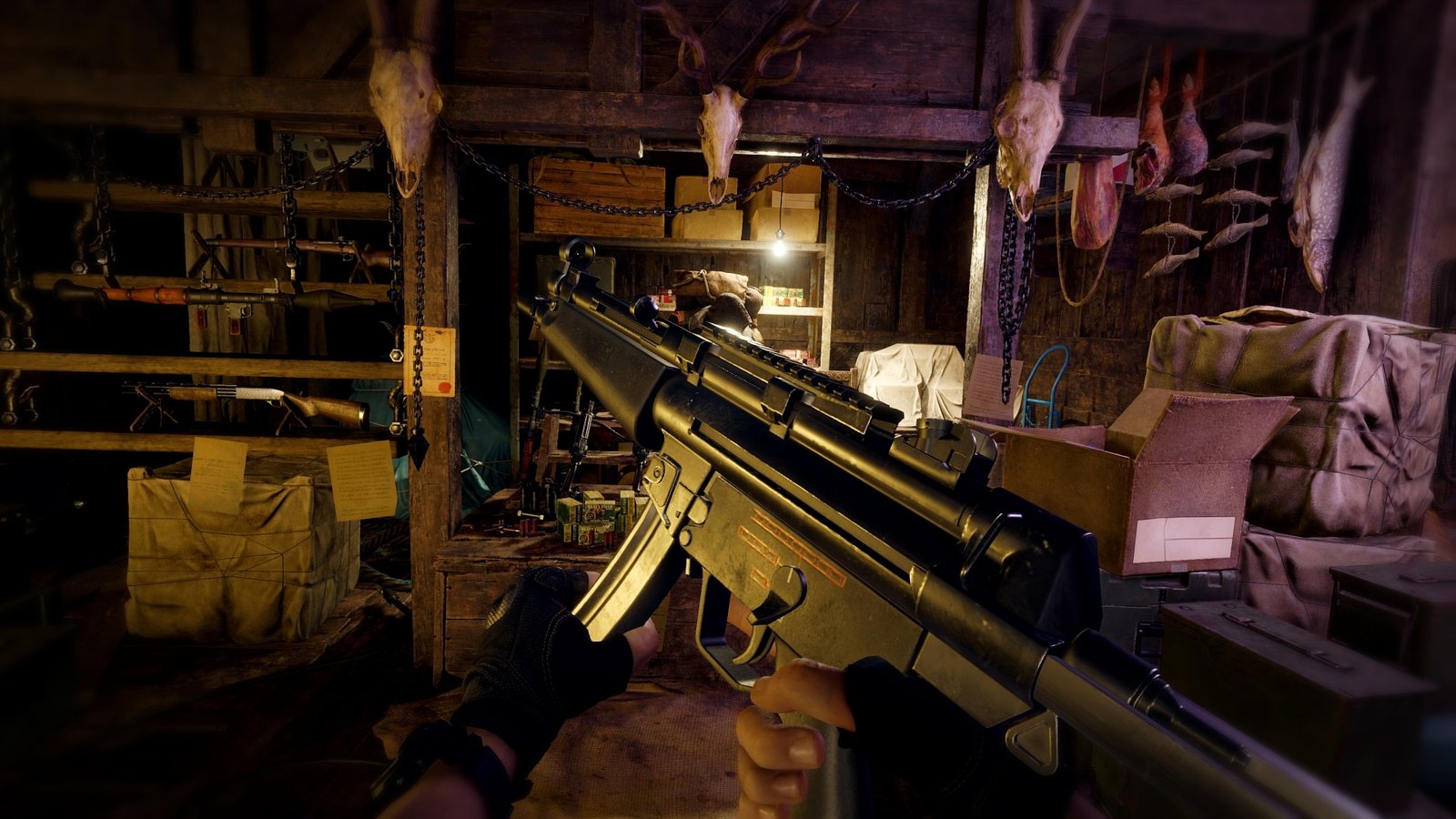 A perspetiva na primeira pessoa do modo VR de Resident Evil 4