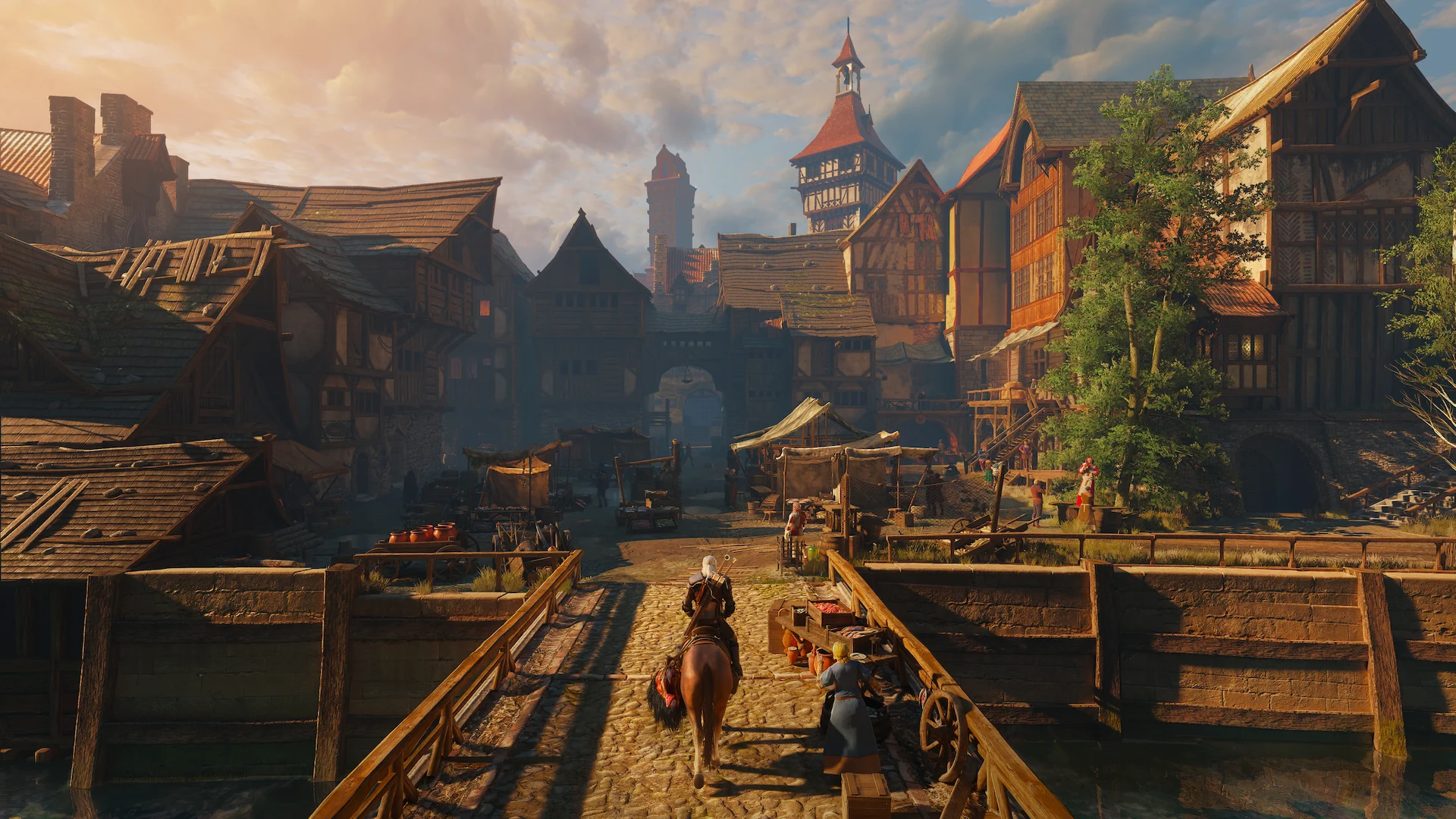 Screenshot oficial de The Witcher 3 Remastered no Nintendo Switch 2