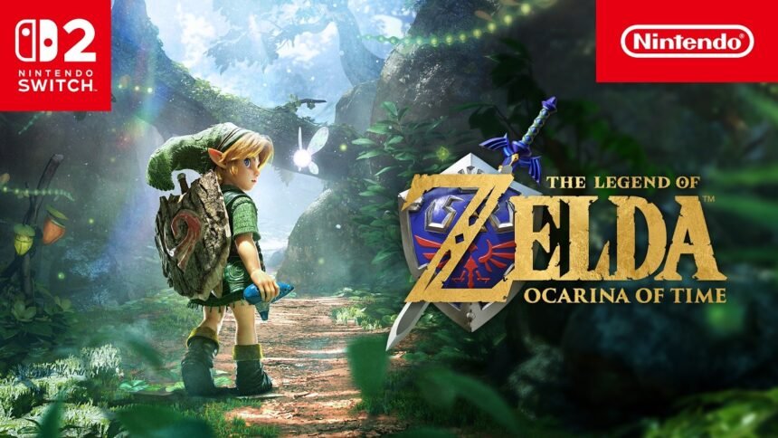Imagem oficial da Nintendo: still do trailer de Ocarina of Time Remake, exibido no Legend of Zelda 40th Anniversary Direct