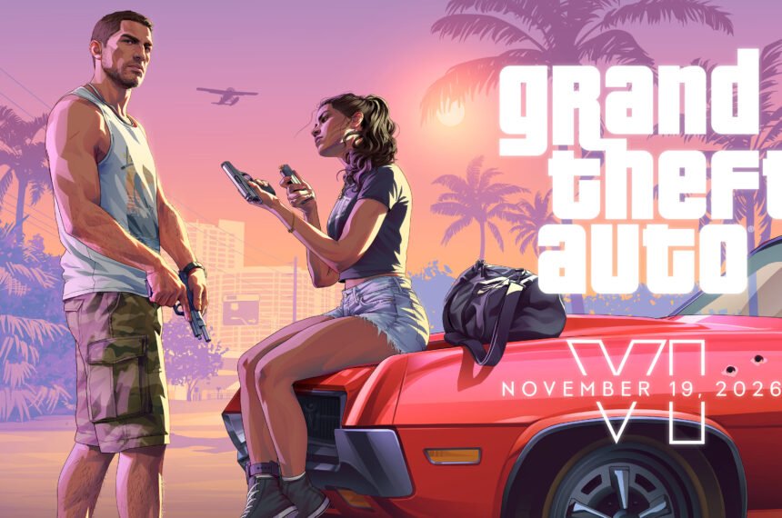 Cena oficial do trailer de lançamento de GTA 6, divulgada pela Rockstar Games