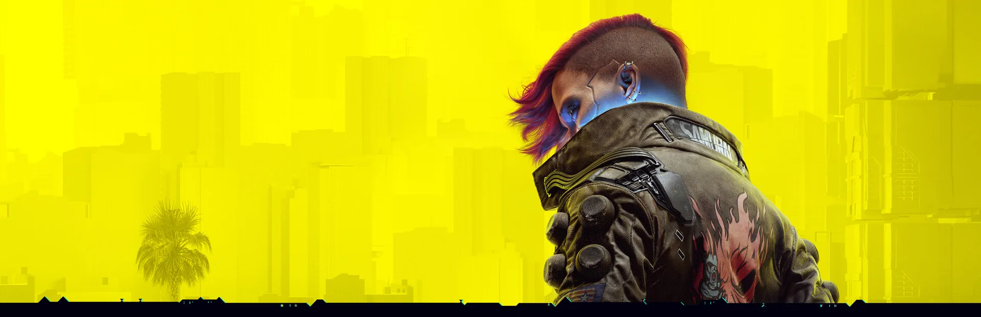 Imagem oficial de divulgação de Cyberpunk 2077, da CD Projekt Red